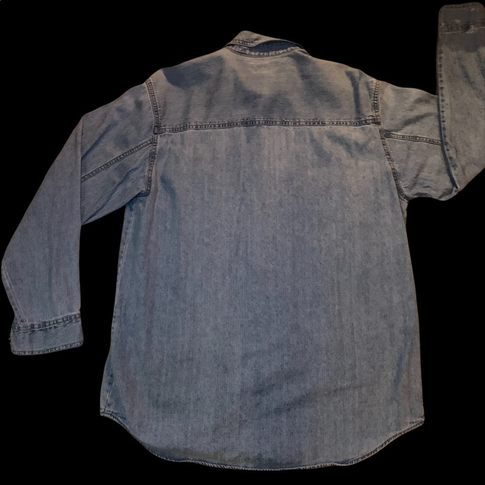 Vintage Levis Red Tab Denim Shirt Men's Med - Picture 2 of 7